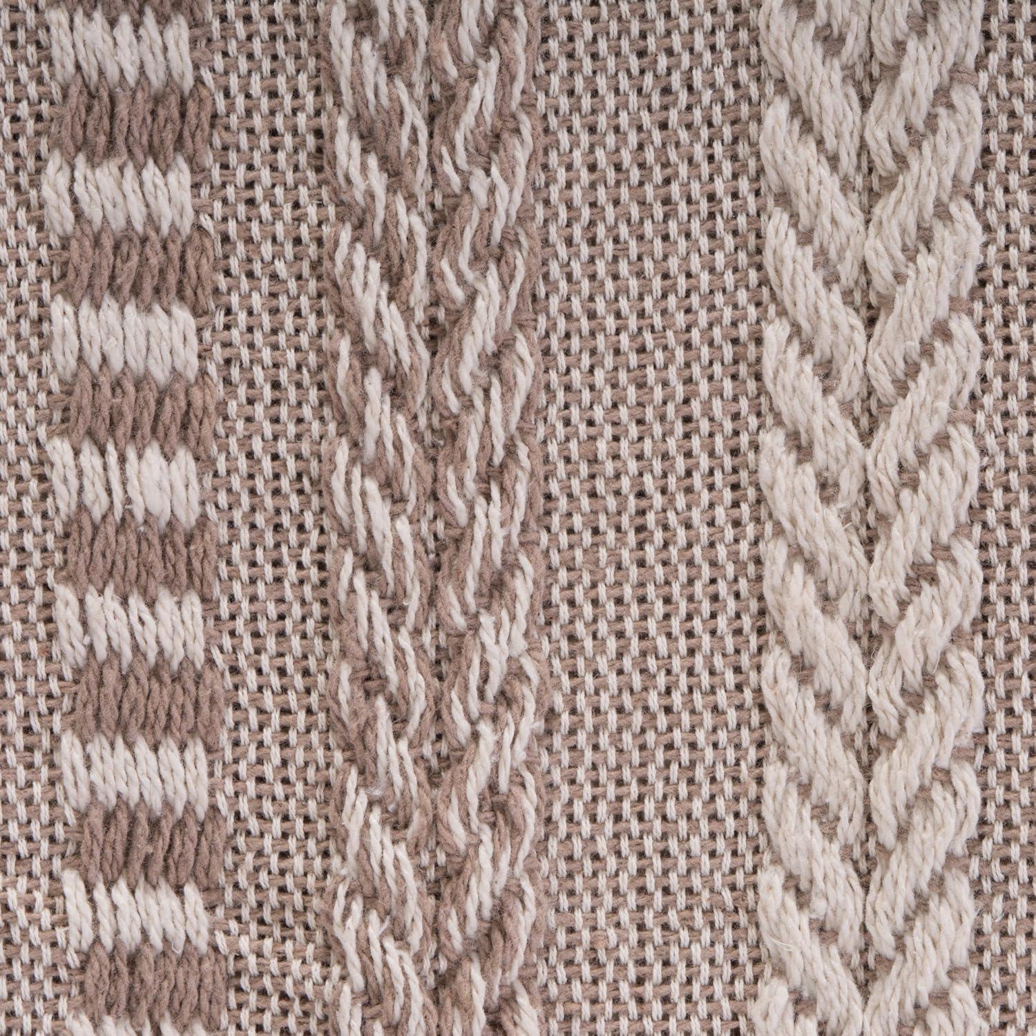 Design Imports Hand Woven Throw Blanket