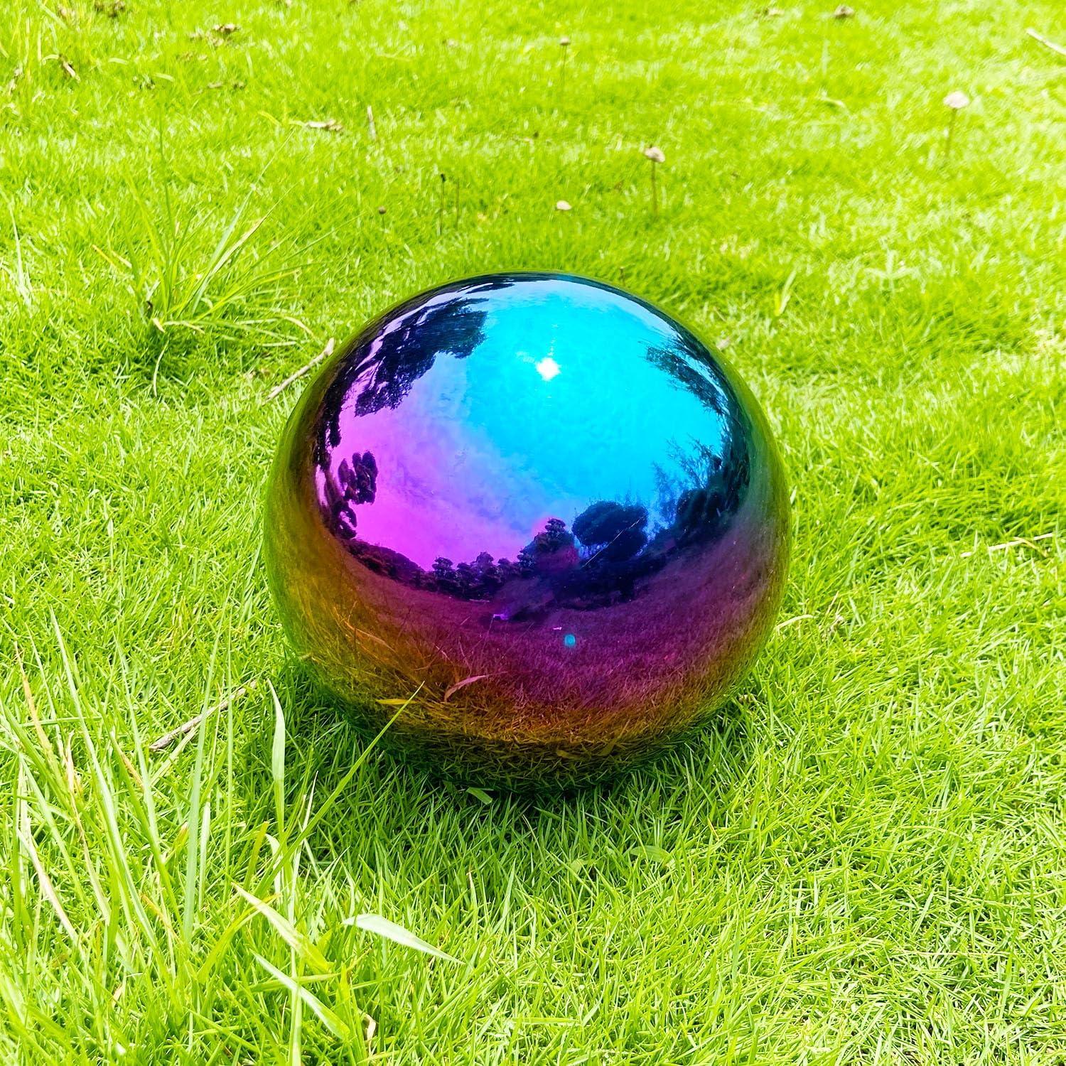The Holiday Aisle® Champlain Metal Abstract Gazing Ball