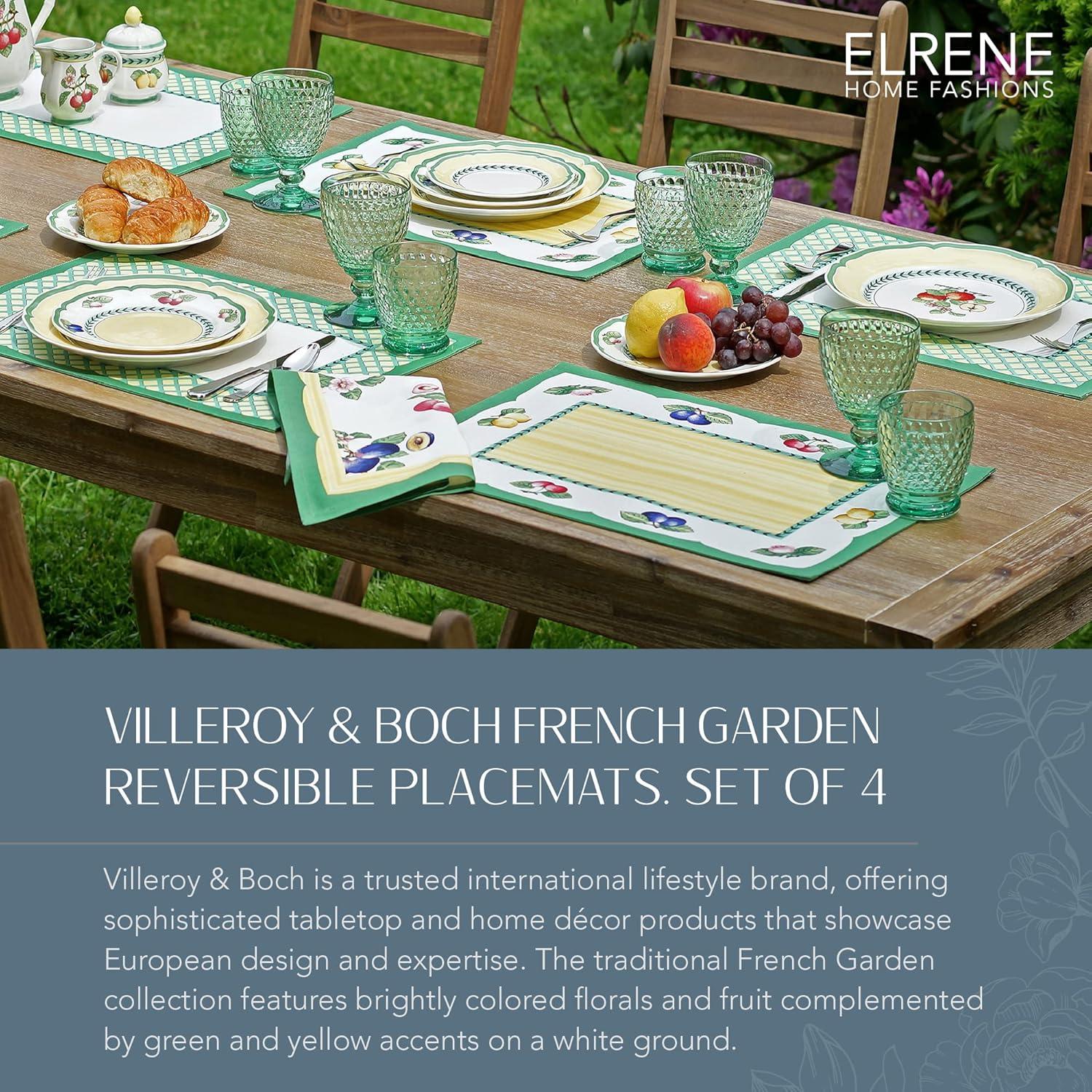 French Garden 20" Cotton Placemat