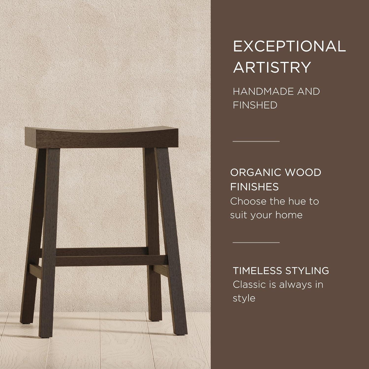 Maven Lane Maven Lane Vincent Wooden Kitchen Stool