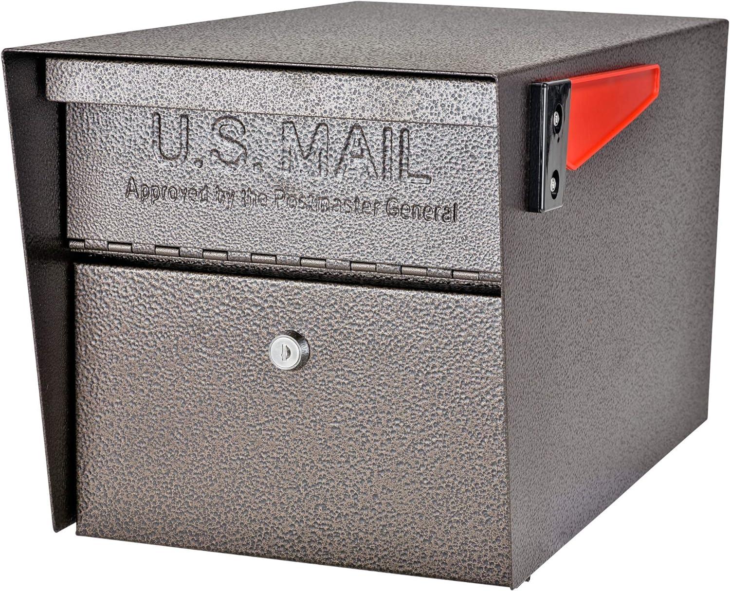 Mail Manager Locking Security Post Mounted Mailbox