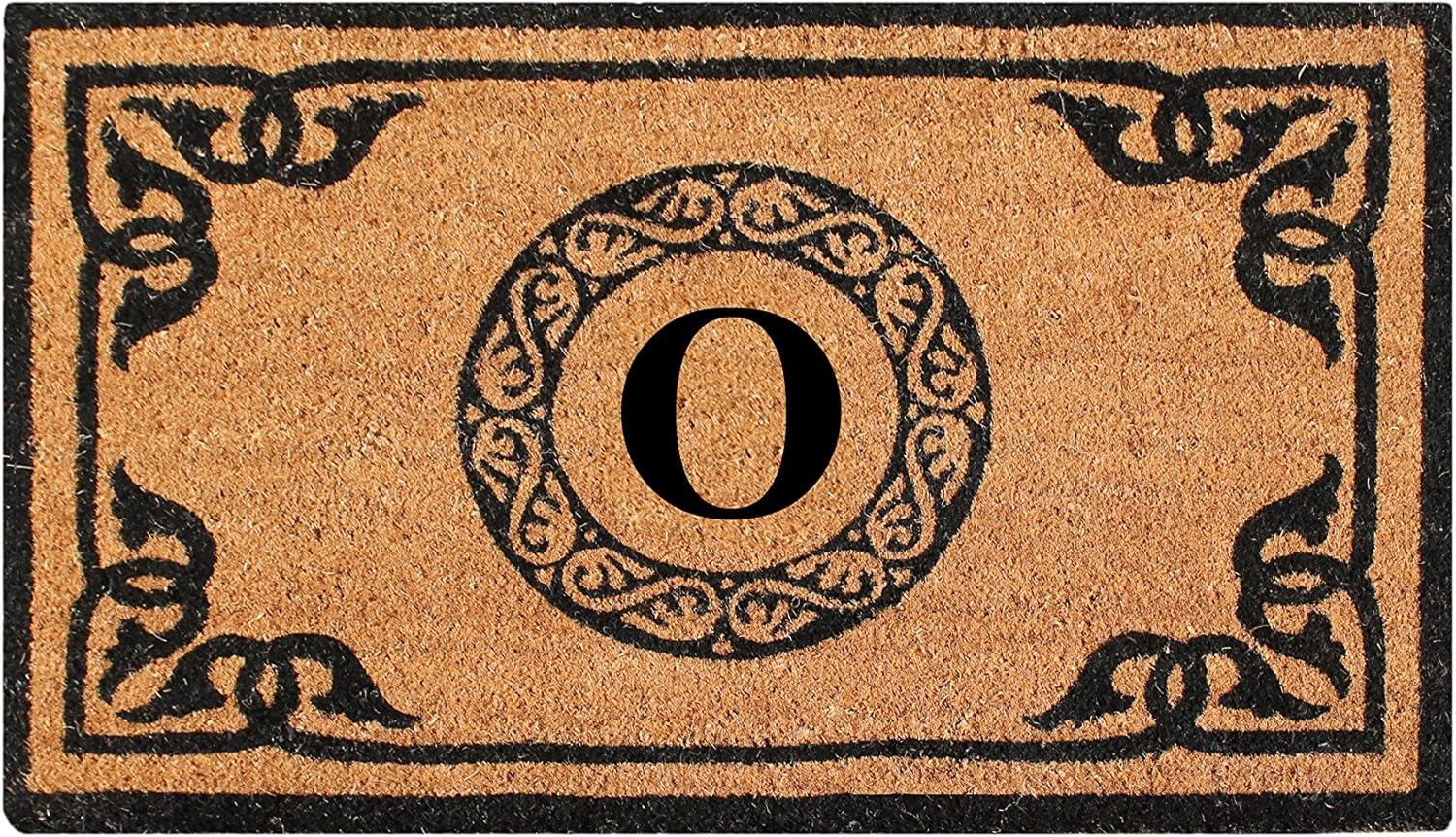 Personalized 39"x24" Coir Outdoor Welcome Mat with Monogram