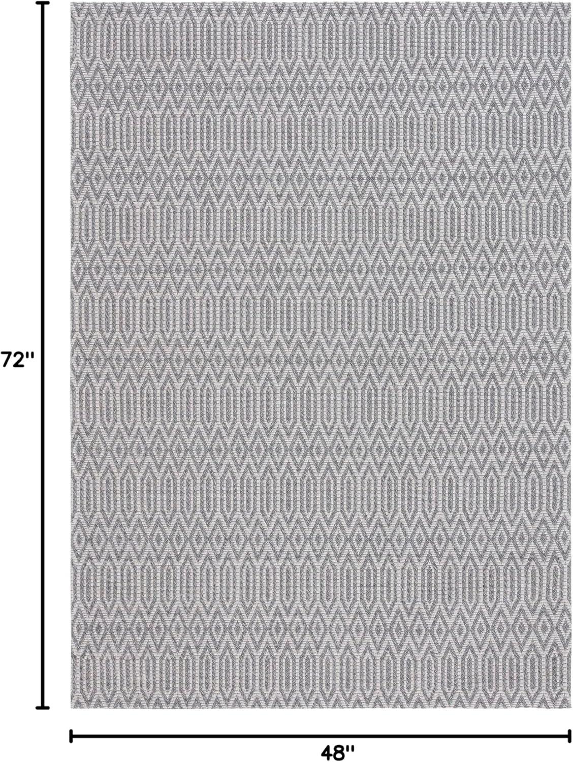 Martha Stewart Rugs Martha Stewart 405 100% Cotton Geometric Rug