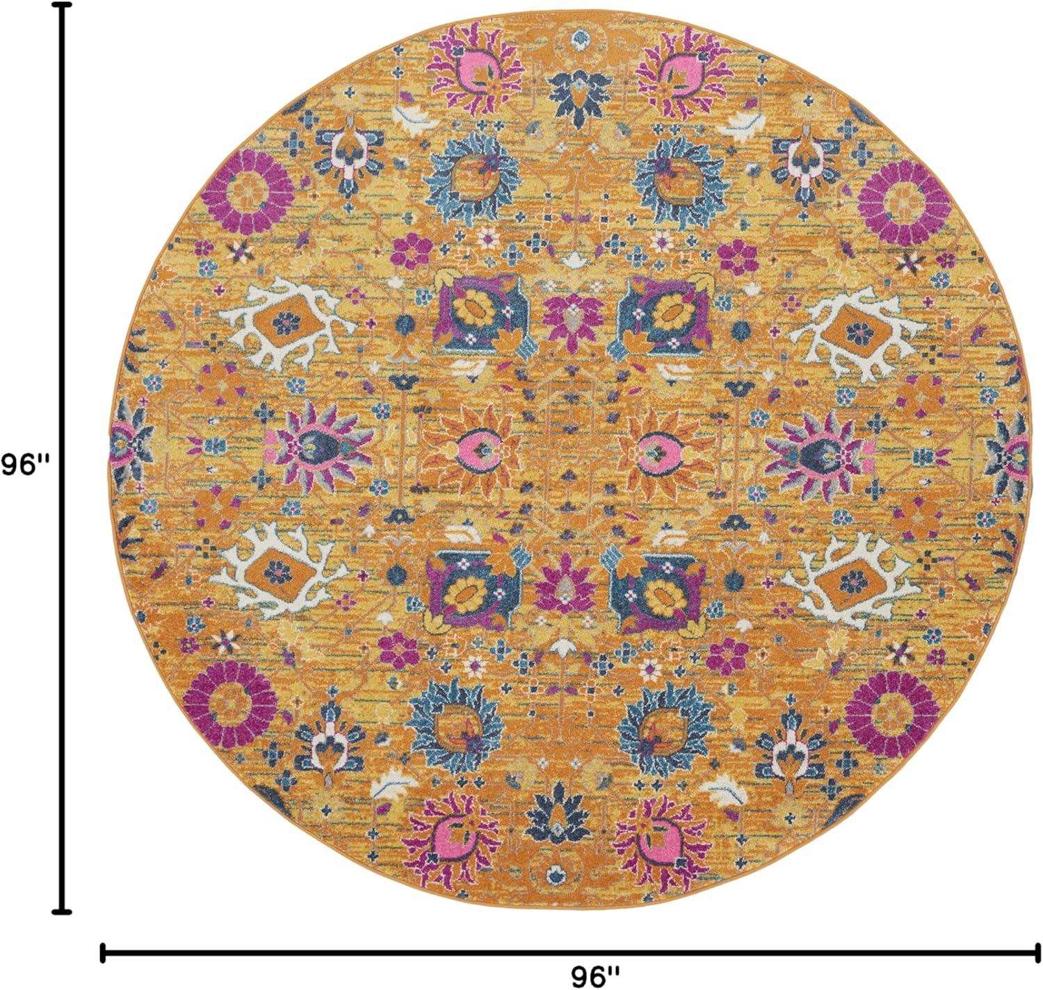 Nourison Passion Bohemian Indoor Rug Sunburst 8' x Round