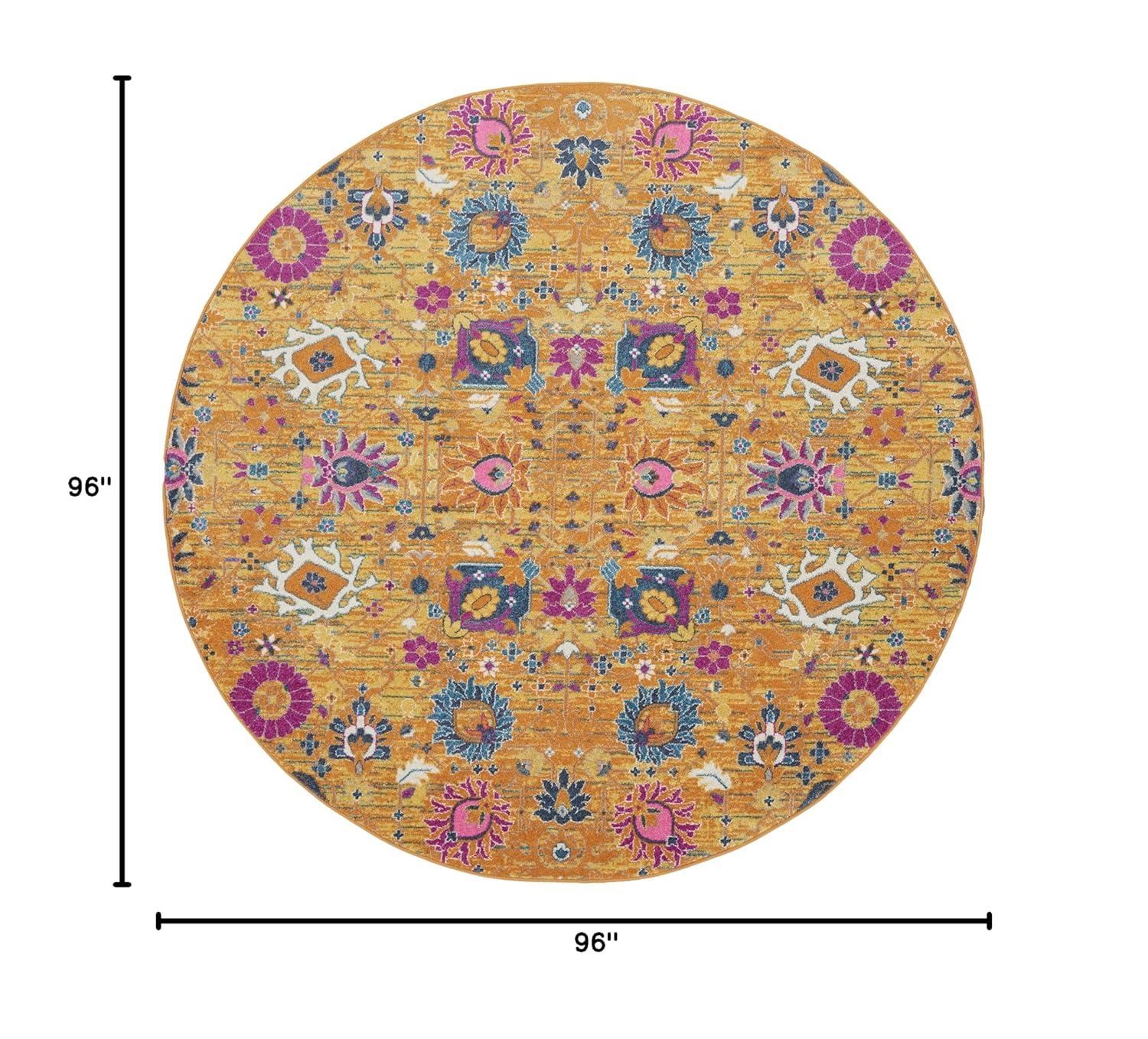 Nourison Passion Bohemian Indoor Rug Sunburst 8' x Round