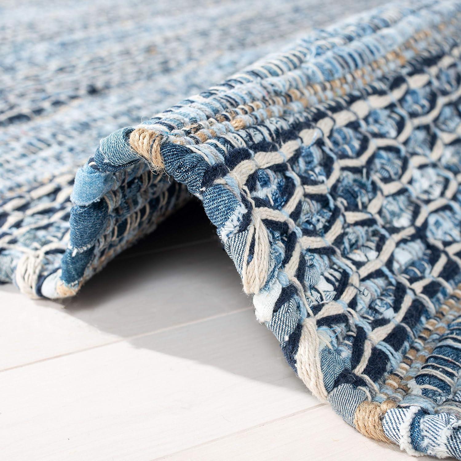 Montauk MTK418 Hand Woven Indoor Area Rug - Blue - 8'x10' - Safavieh