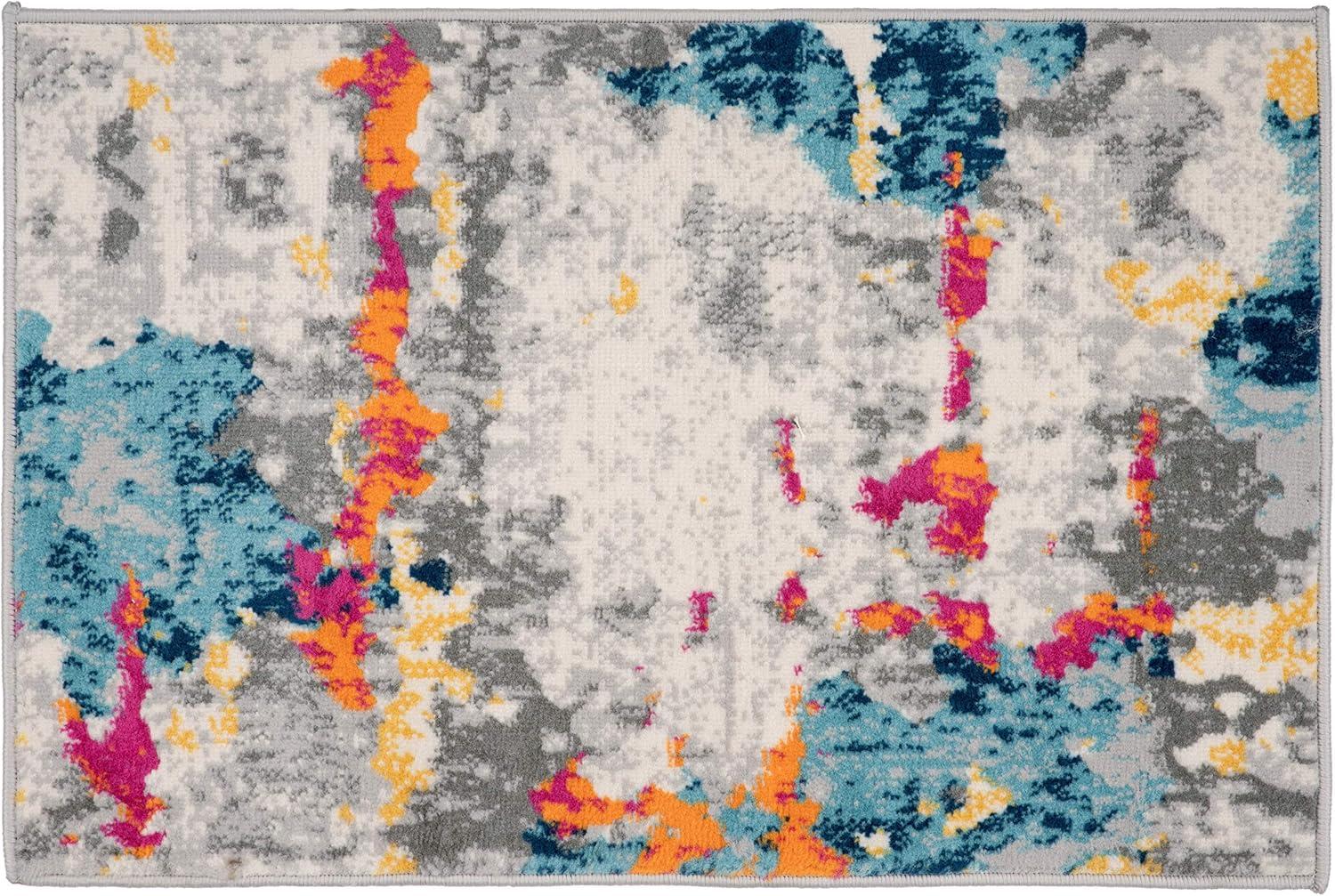 World Rug Gallery Distressed Abstract Pattern Area Rug