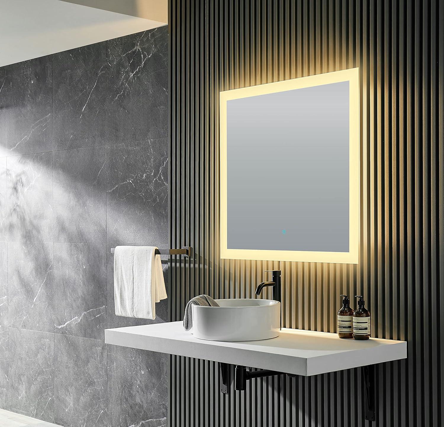 ANZZI Neptune Flat LED Wall Mirror