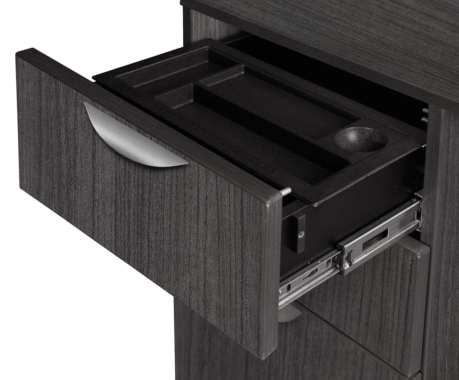 Regency Legacy Office Desk with Double Full Pedestal
