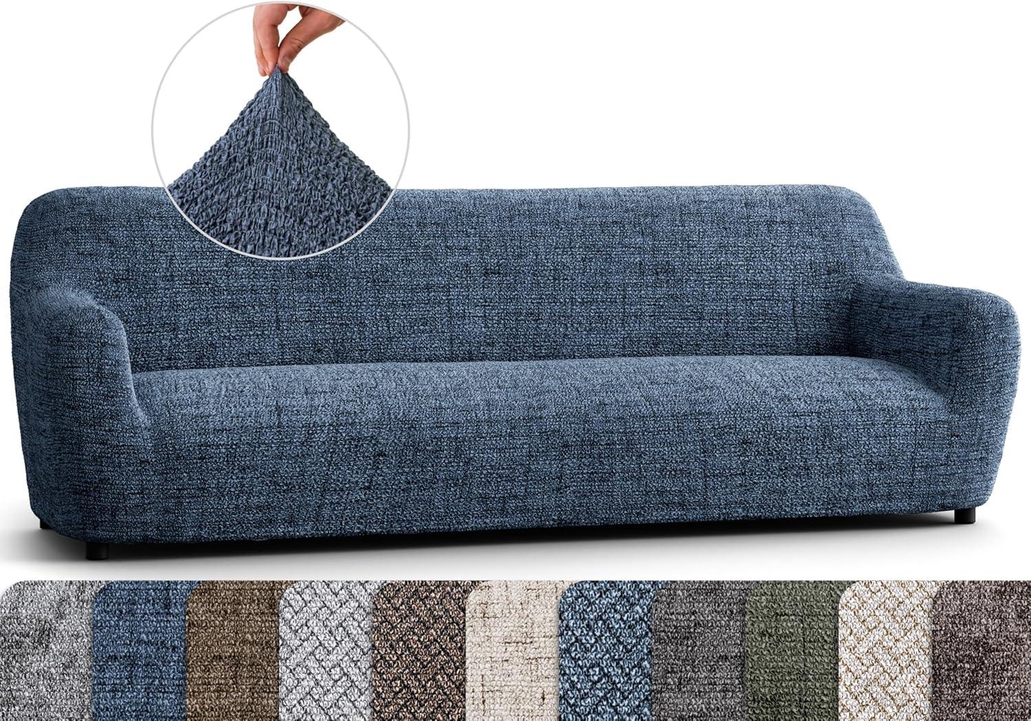 Stretchy Slipcover for Sofa - Durable & Stylish - Microfibra Printed Collection