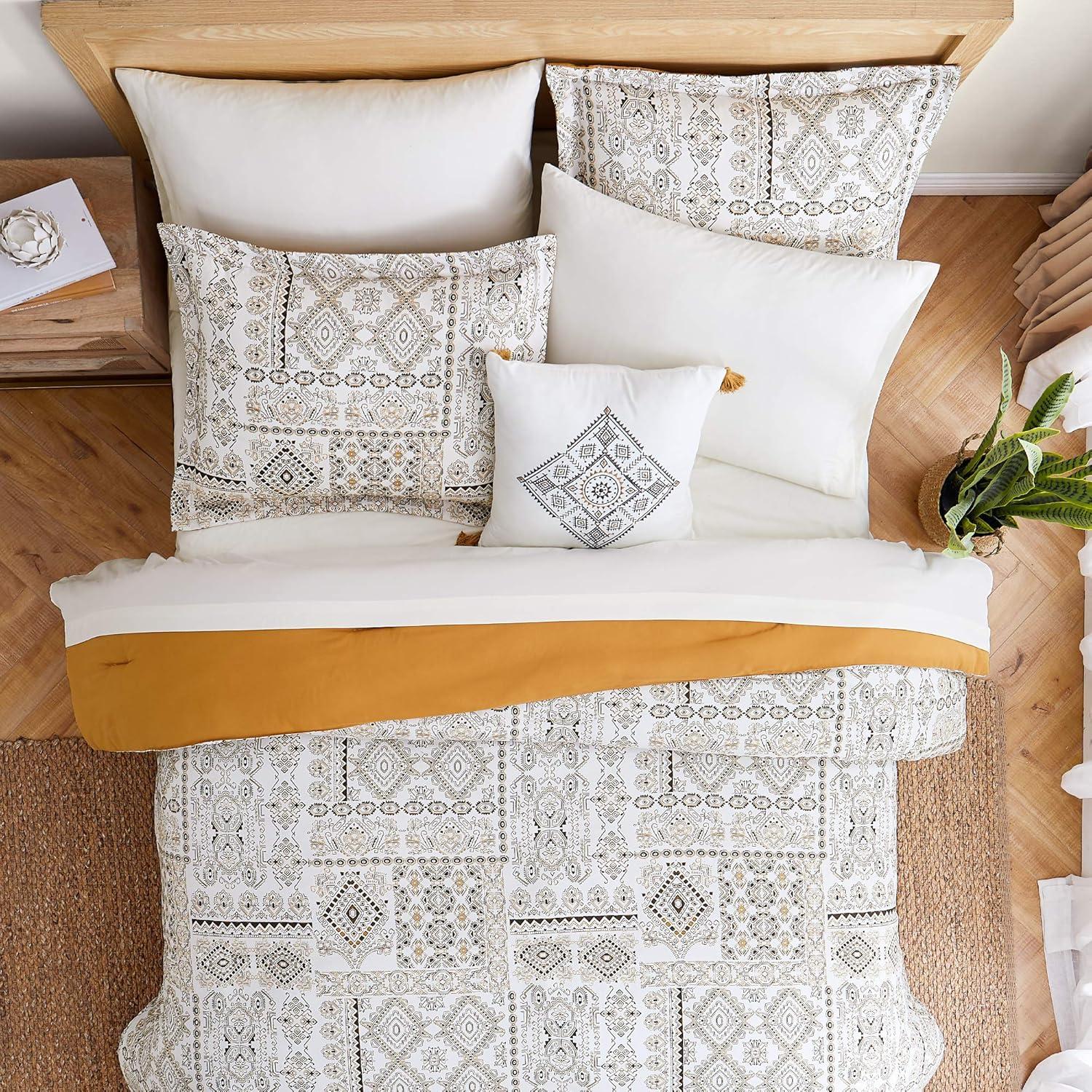 Modern Threads Printed Complete Bed Set Isla, Queen
