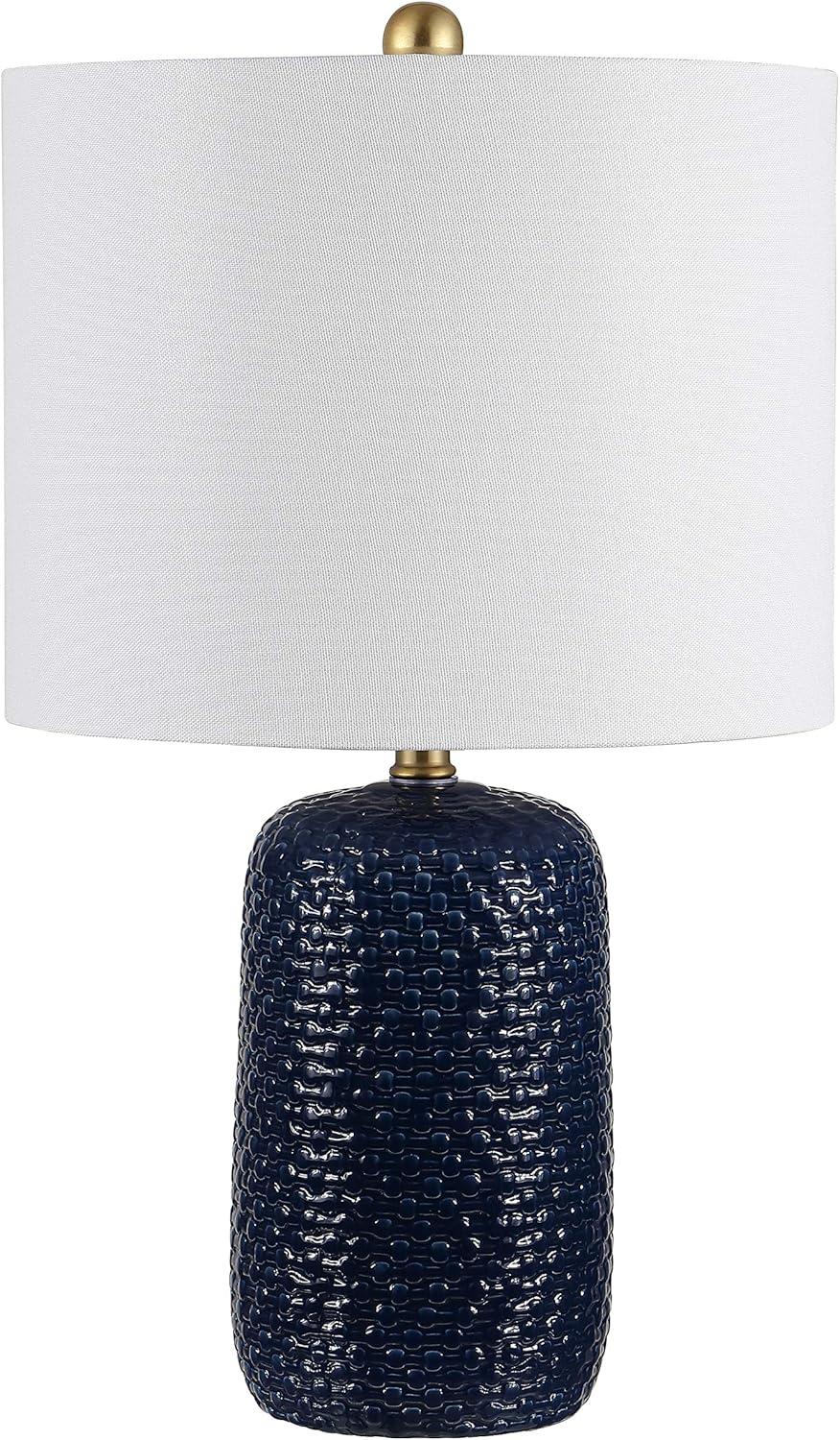 Huxley Ceramic Table Lamp (Set of 2) - Navy Blue - Safavieh.