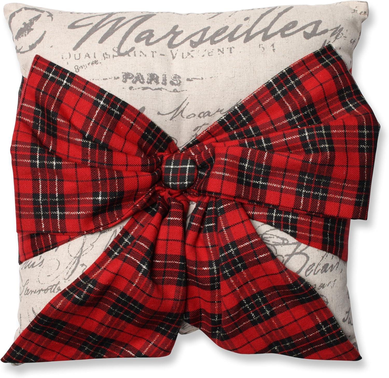 Pillow Perfect Buttons Reversible Throw Pillow