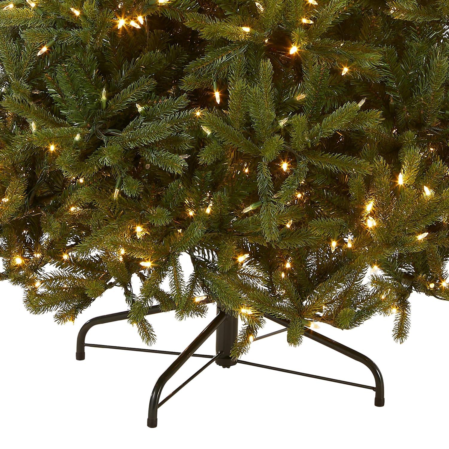 6.5' Prelit LED Medium Jersey Fraser Fir Artificial Christmas Tree Dual Color Lights - National Tree Company