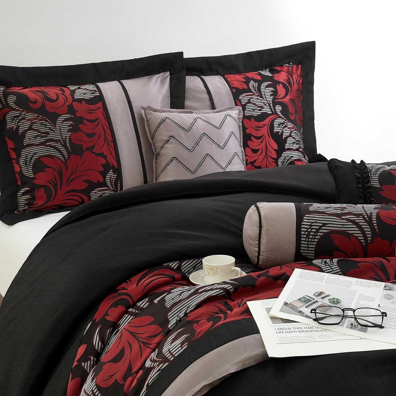 Nanshing America, Inc  Pierre 7 Piece Luxury Glam Comforter Set & Reviews | Wayfair
