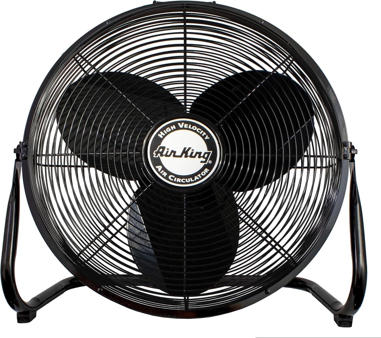 Air King 3-Speed Indoor Industrial Open Motor Pivoting Floor Fan | Wayfair