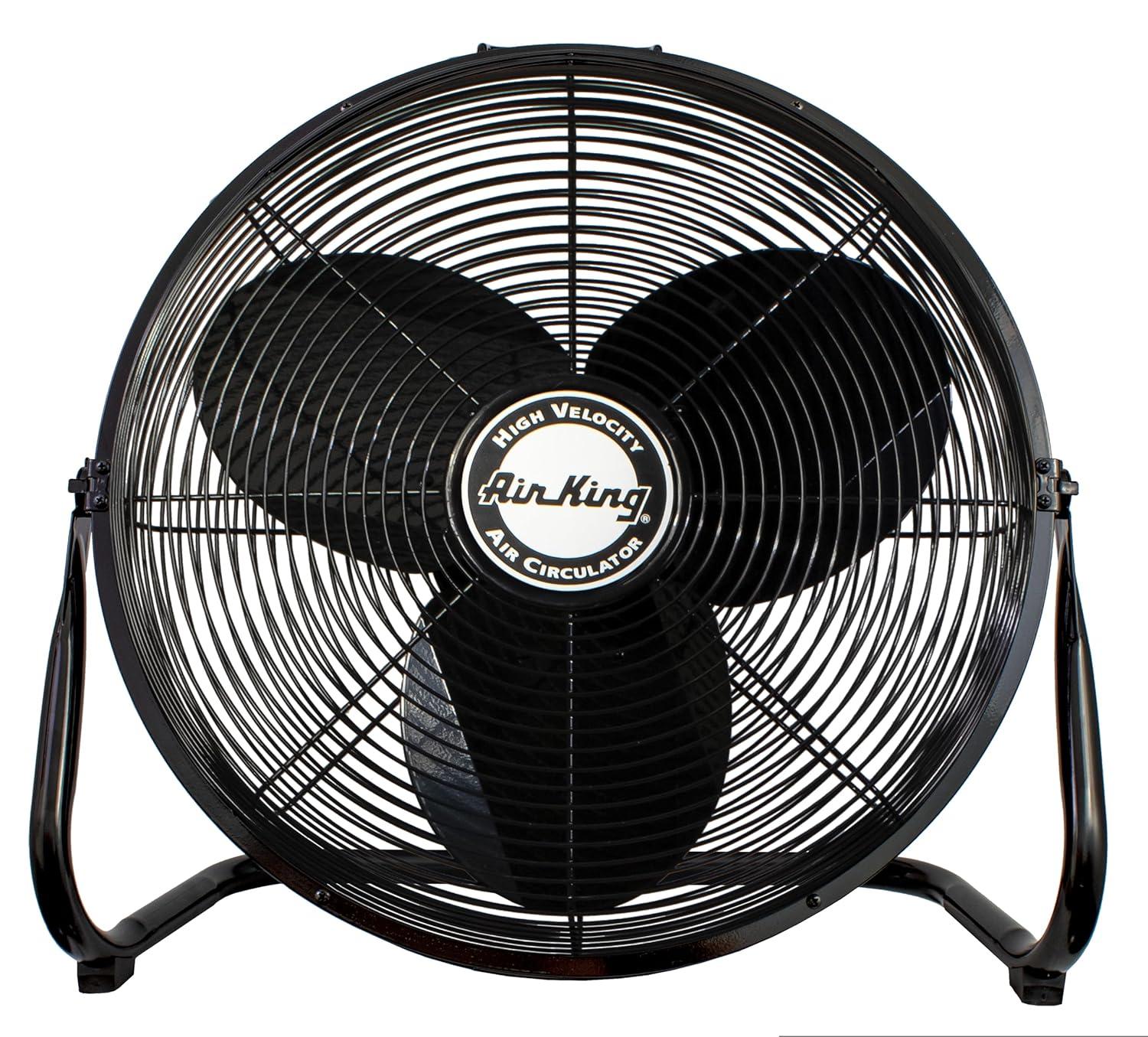 Air King Air King 3-Speed Indoor Industrial Open Motor Pivoting Floor Fan