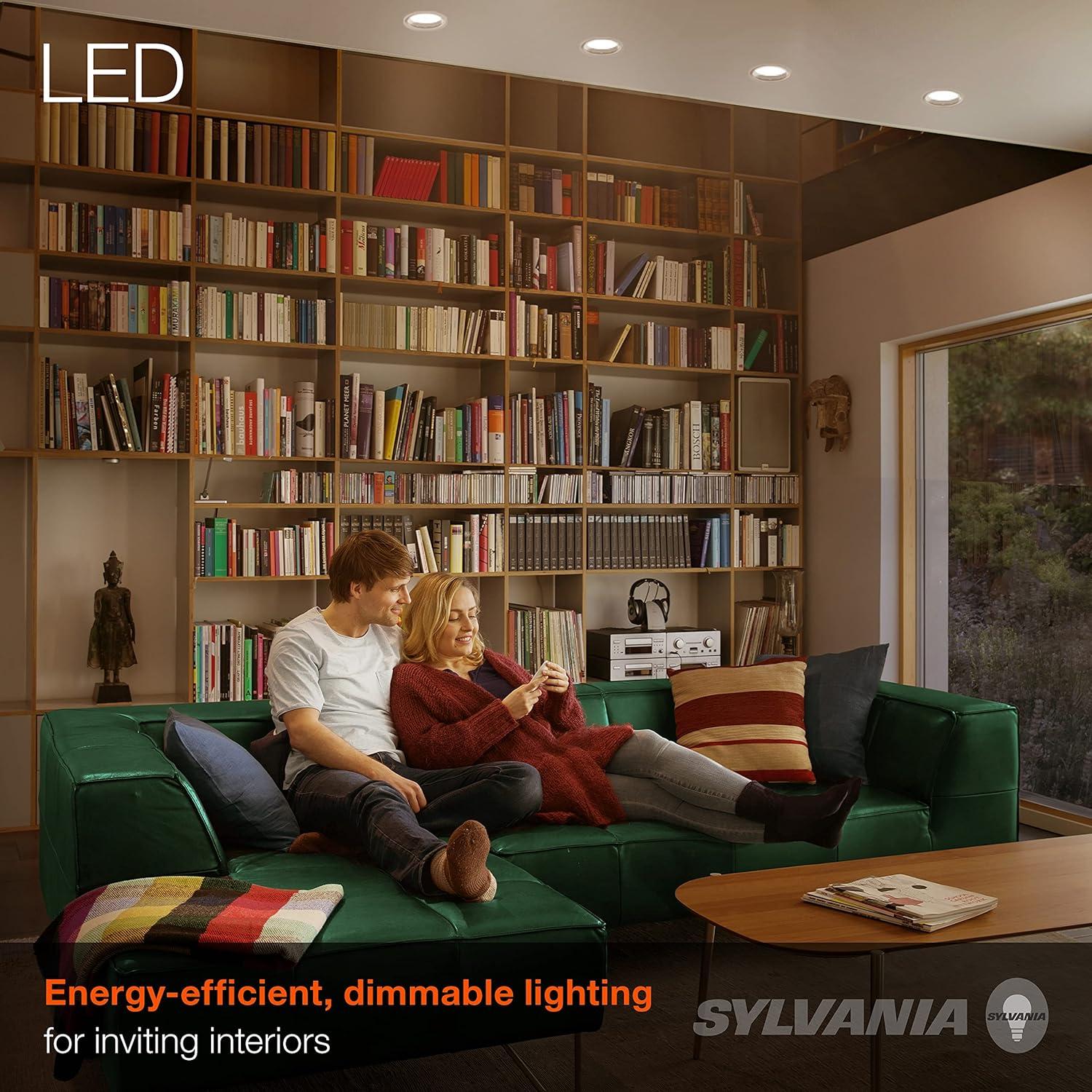 SYLVANIA LED Flood Light Bulb, PAR38, 13W, 3000K, Soft White, 2 Pack