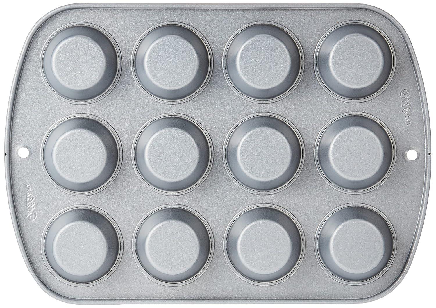 Wilton 3.4 in. W X 11.8 in. L Mini Muffin Pan Silver