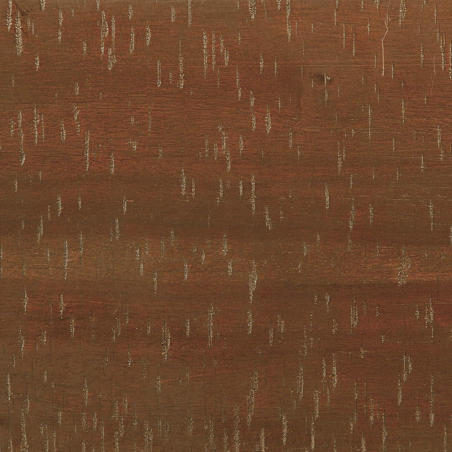 OSP Home Furnishings McKayla Flip Top Table in Distressed Brown Finish