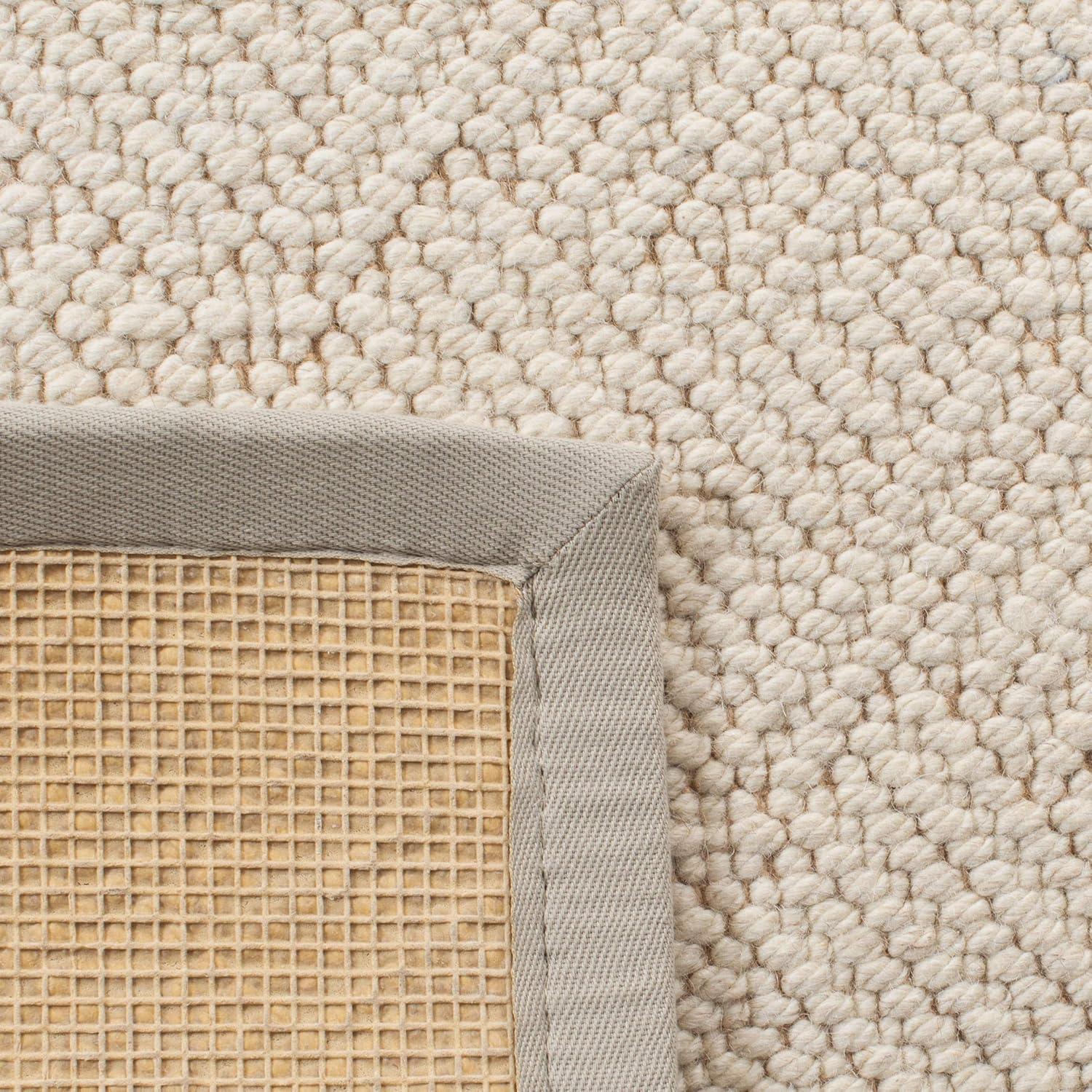 Natural Fiber NF483 Flat Weave Indoor Area Rug - Ivory - 8'x10' - Safavieh