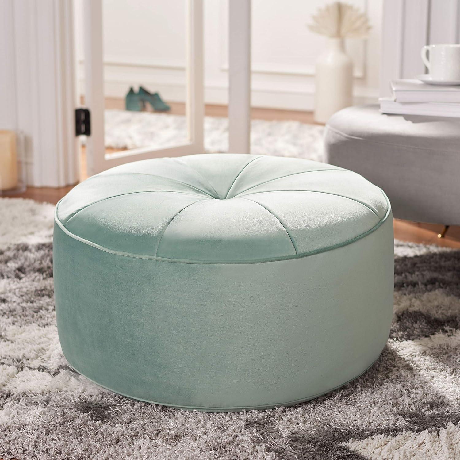 Amais Round Ottoman  - Safavieh