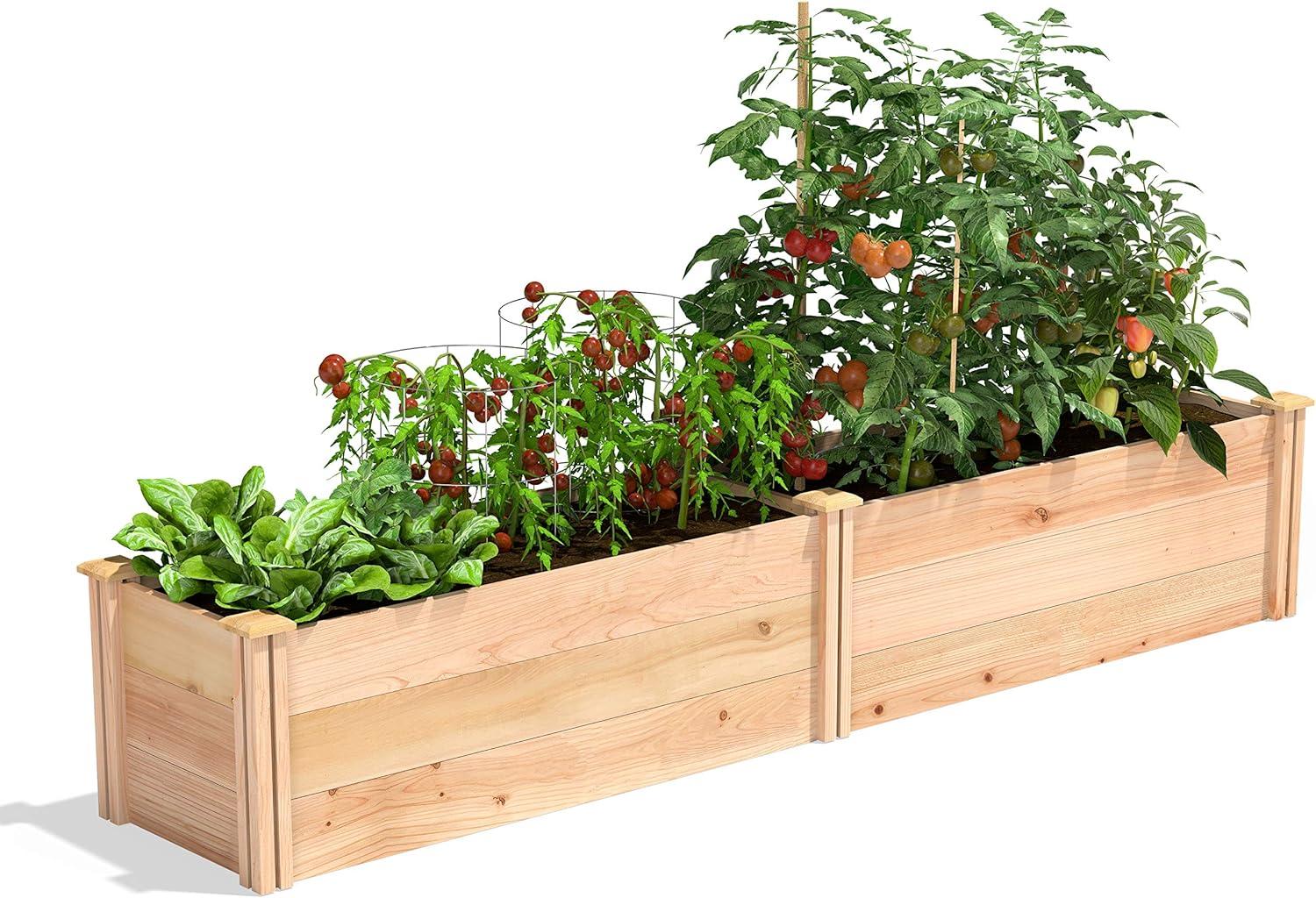 Kendriana Wood Raised Garden Bed