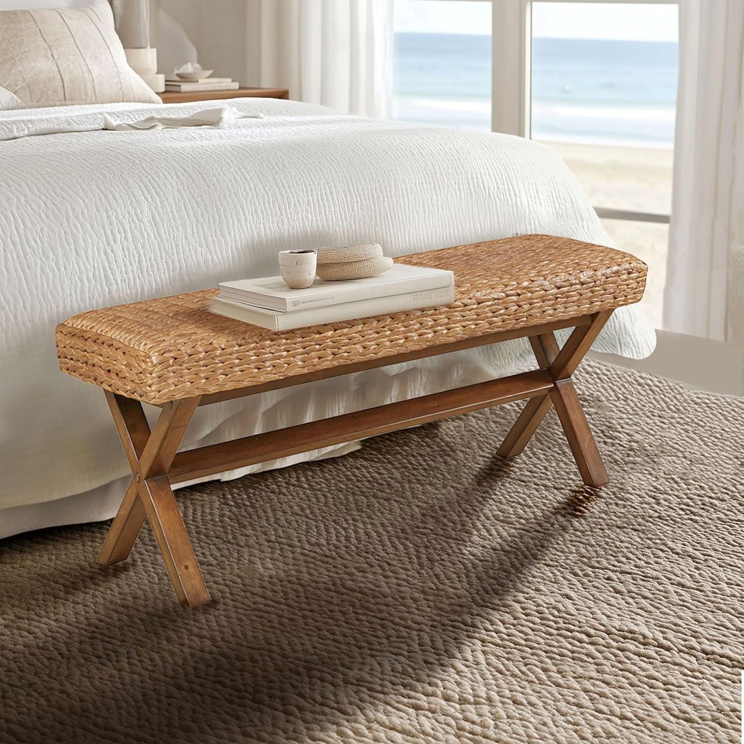 Mercury Row® Nakia Button Tufted Accent Bench