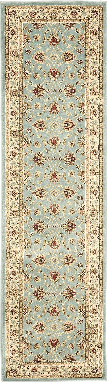 Lyndhurst LNH553 Power Loomed Runner Rug - Blue/Ivory - 2'3"x8' - Safavieh