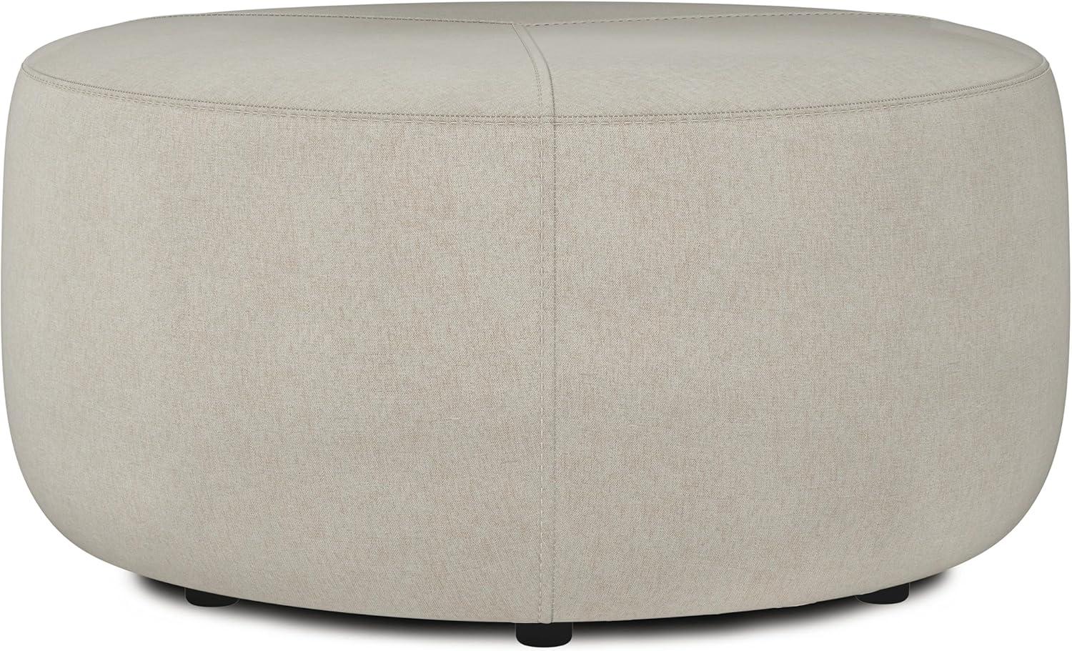 Simpli Home Moore Upholstered Ottoman
