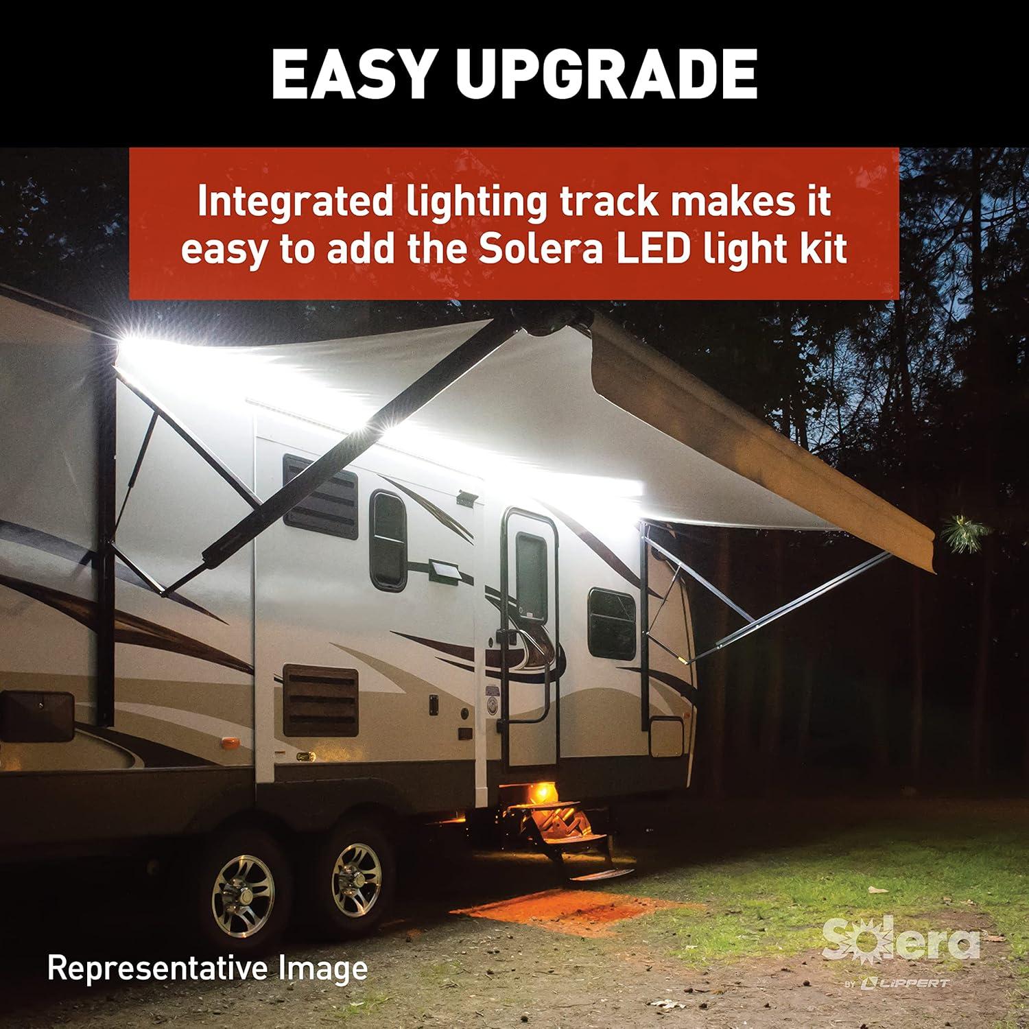 Lippert Components Solera Awning with Black Weatherguard