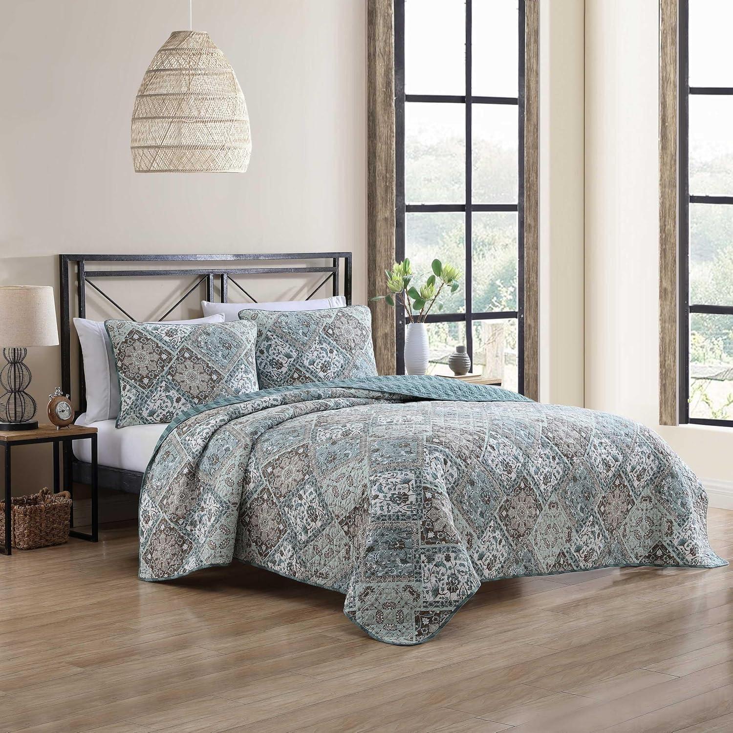 Stone Cottage Full/Queen Arell Quilt Set Blue