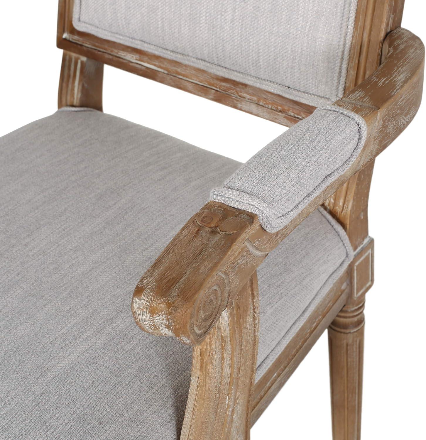 Christopher Knight Home Maria DINING CHAIR SETS, Light Grey + Natural