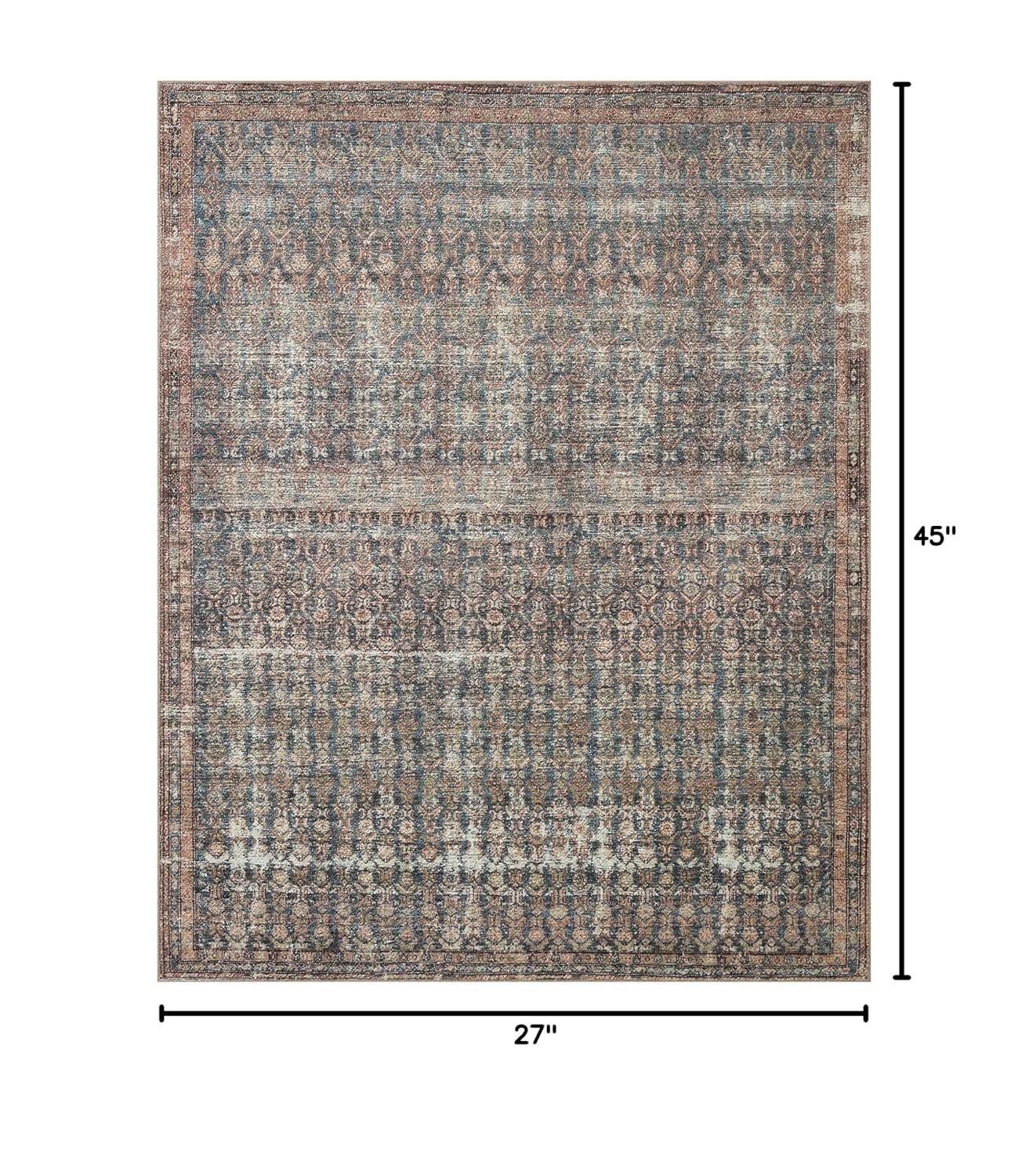 Amber Lewis x Loloi Amber Lewis x Loloi Billie Ocean / Brick Area Rug