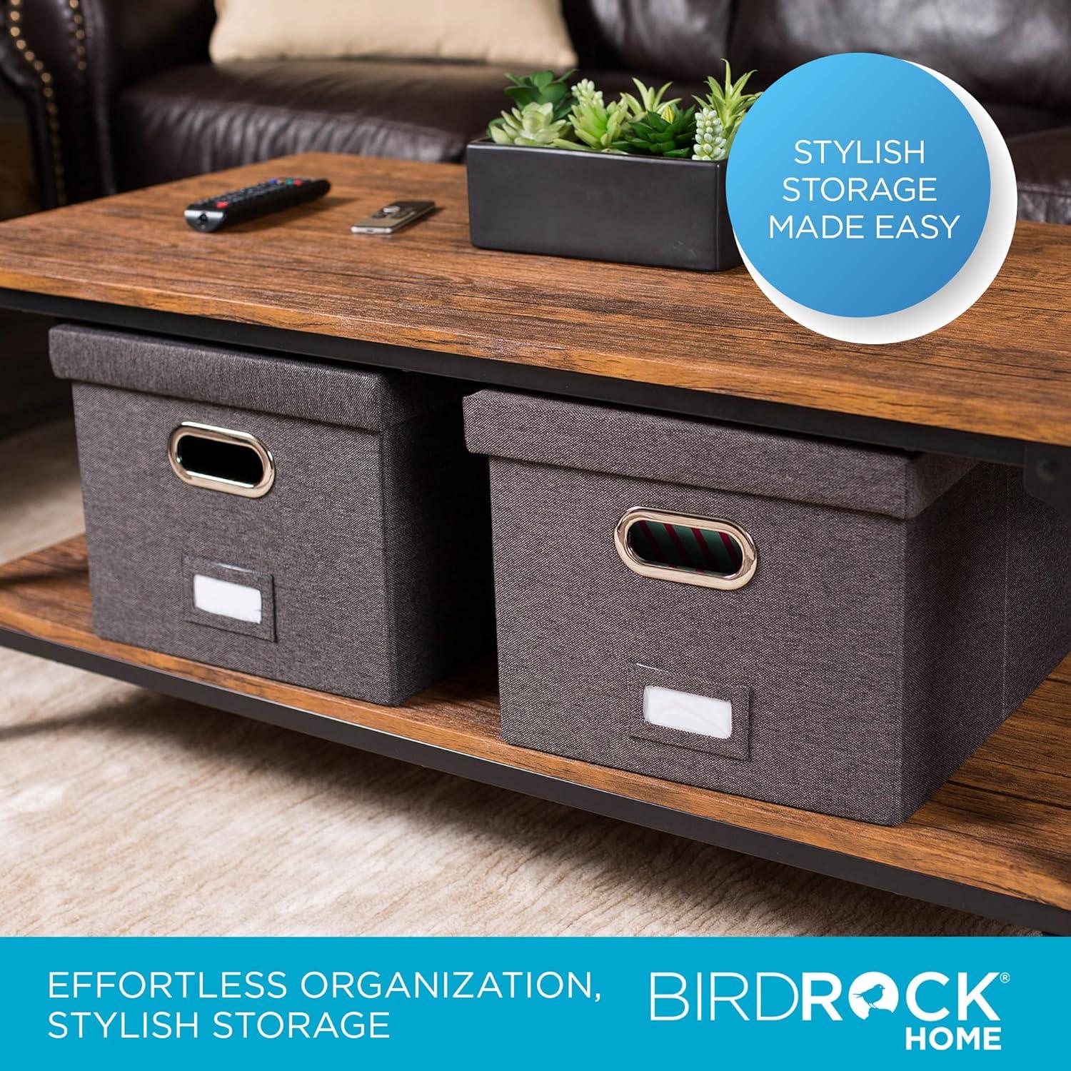 BirdRock Home Internet's Best Collapsible File Storage Fabric Box