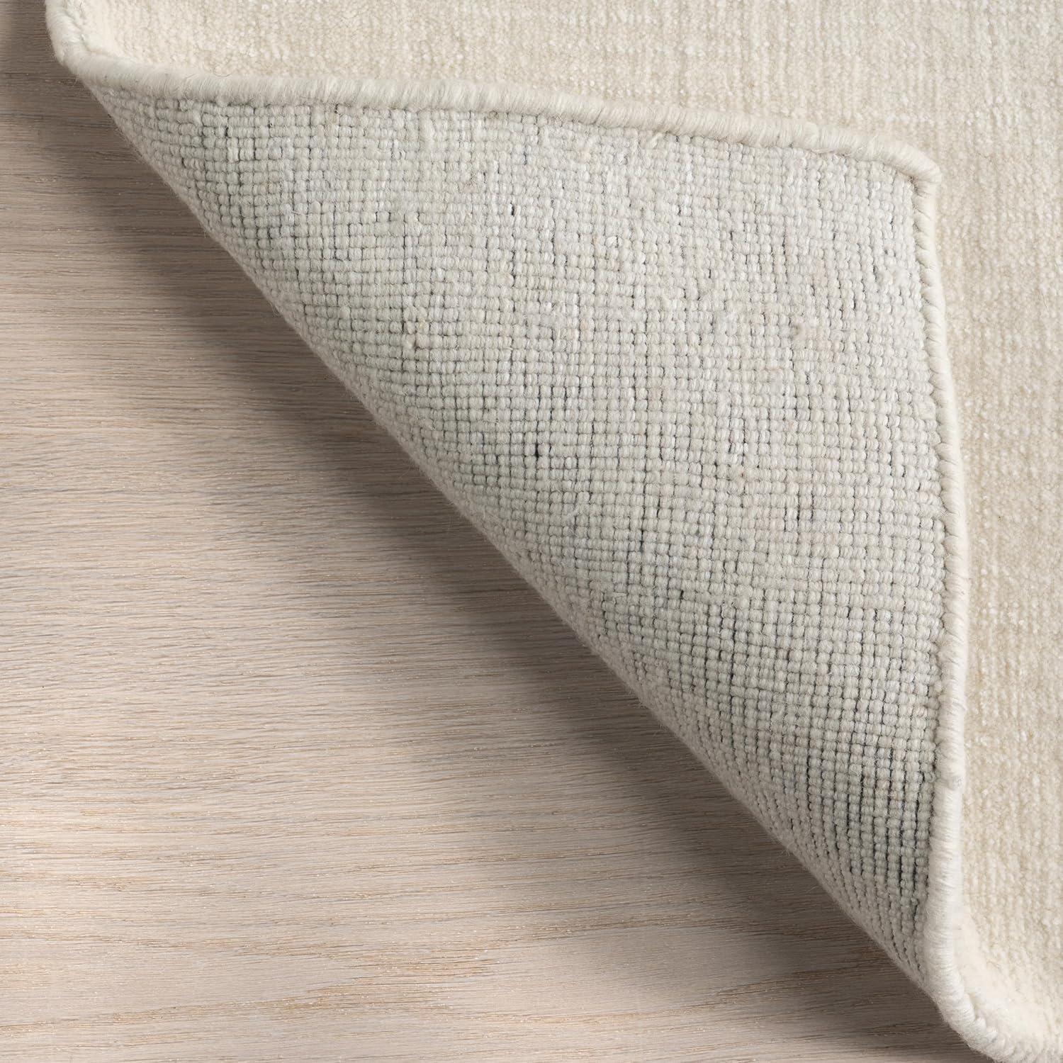 Rugs USA Arrel Speckled Wool-Blend Area Rug, 9' 6" x 13' 6", Arrel Alabaster