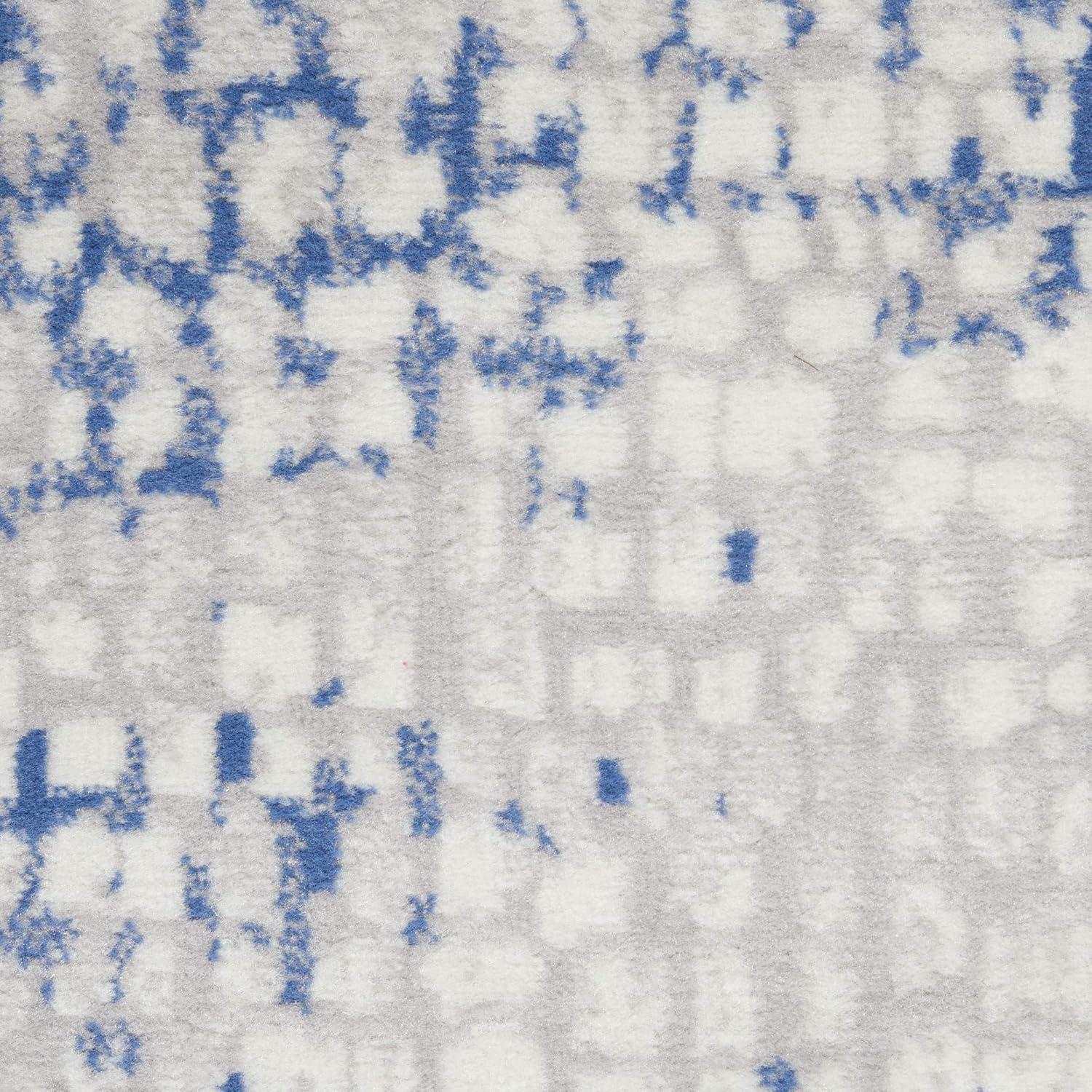 Nourison Whimsicle WHS07 Indoor only Area Rug - Grey Blue 4' x 6'