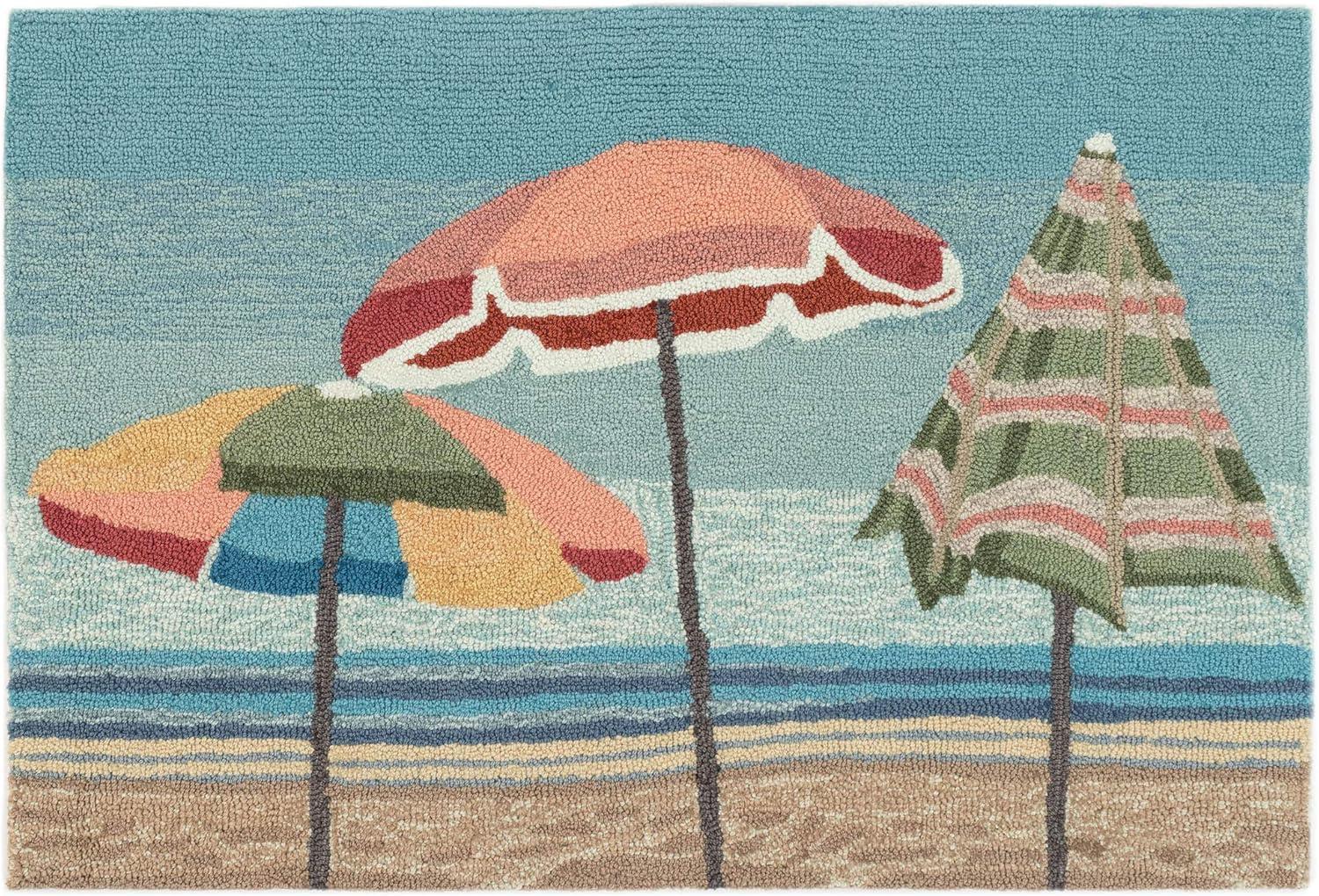 Liora Manne Frontporch Anchor Indoor/Outdoor Rug Navy 2' x 3'