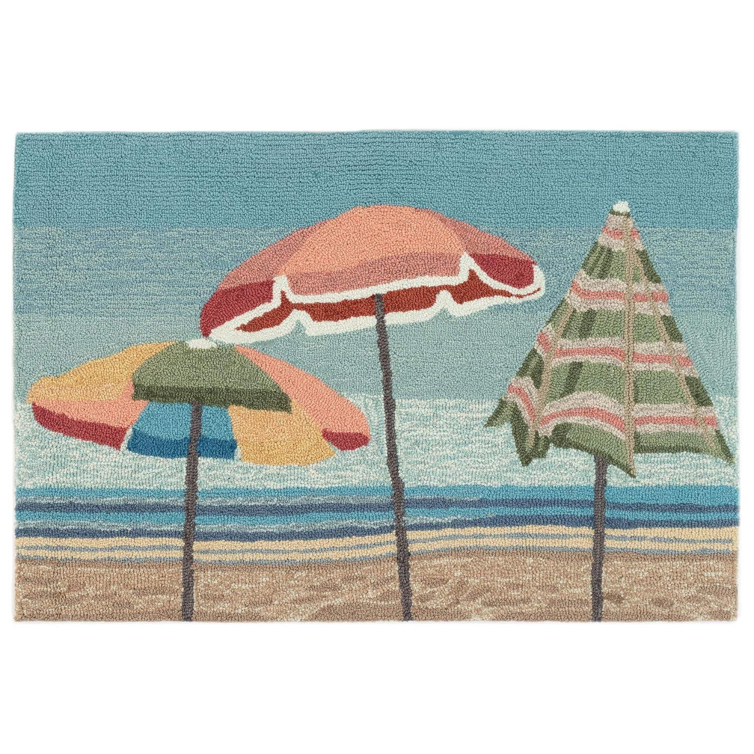 Liora Manne Frontporch Anchor Indoor/Outdoor Rug Navy 2' x 3'