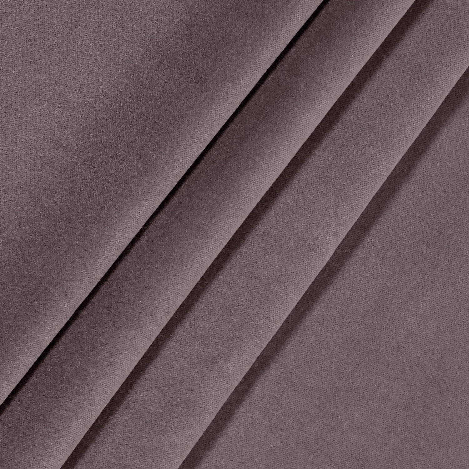 Eclipse Eclipse Luxury Cotton Velvet 100% Blackout Rod Pocket Back Tab Curtain Panel