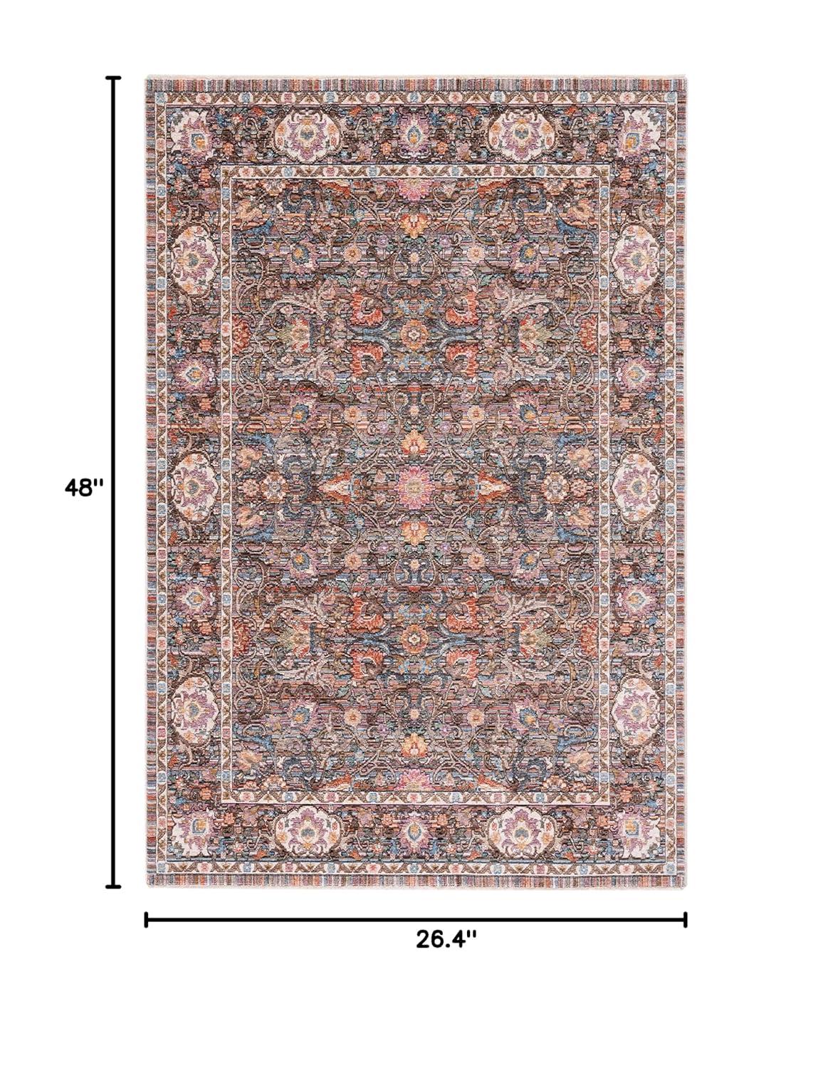 Crimson CMS224 Loomed Indoor Area Rug - Beige/Blue - 2'2"x4' - Safavieh