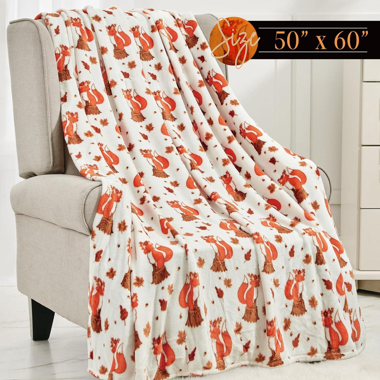 Comfort Lightweight Throw Blanket- Halloween Themed, Soft, Cozy and Plush- Perfect for Lounging This Spooky Season