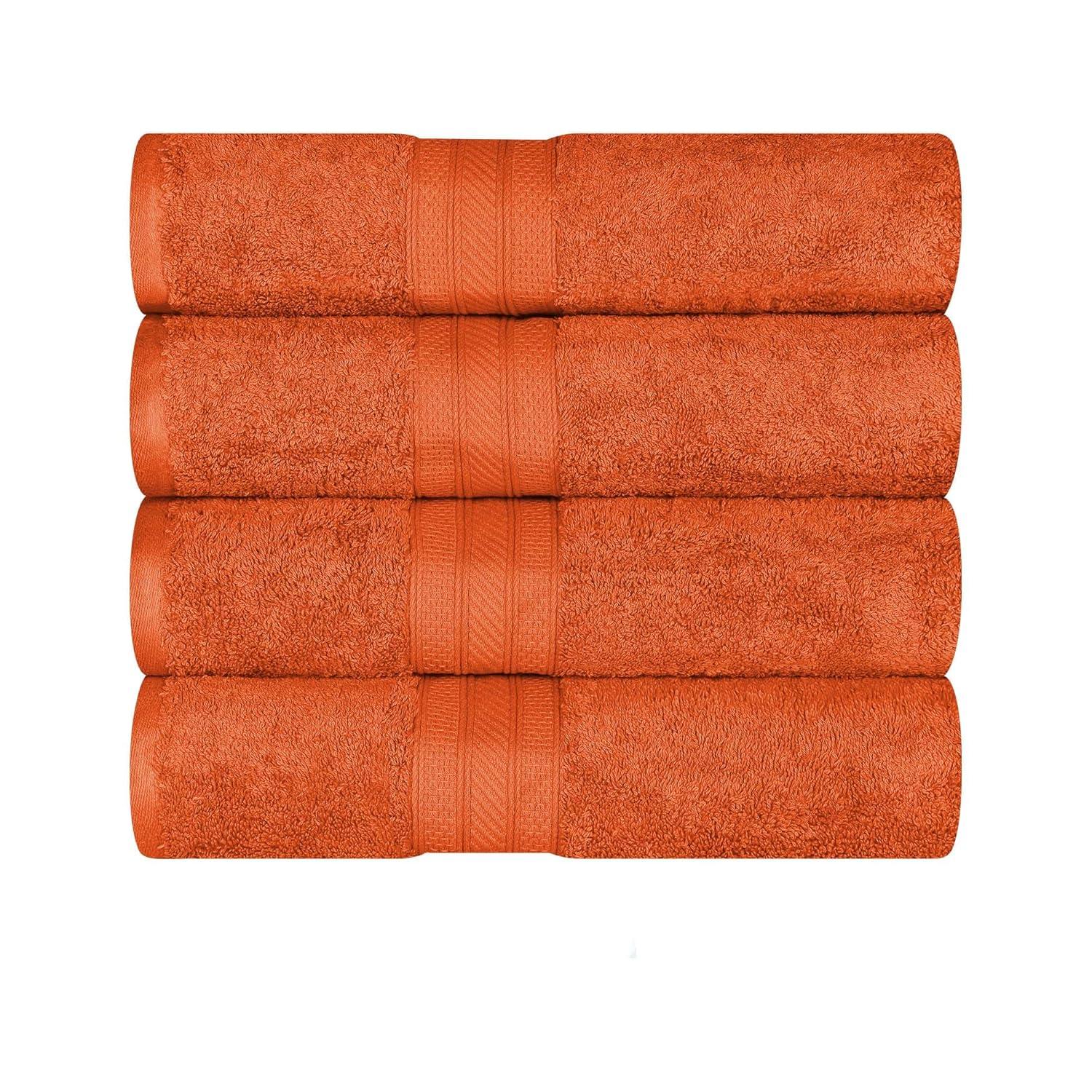 Superior Atlas Cotton Heavyweight 4 Piece Towel Set, Sandstone