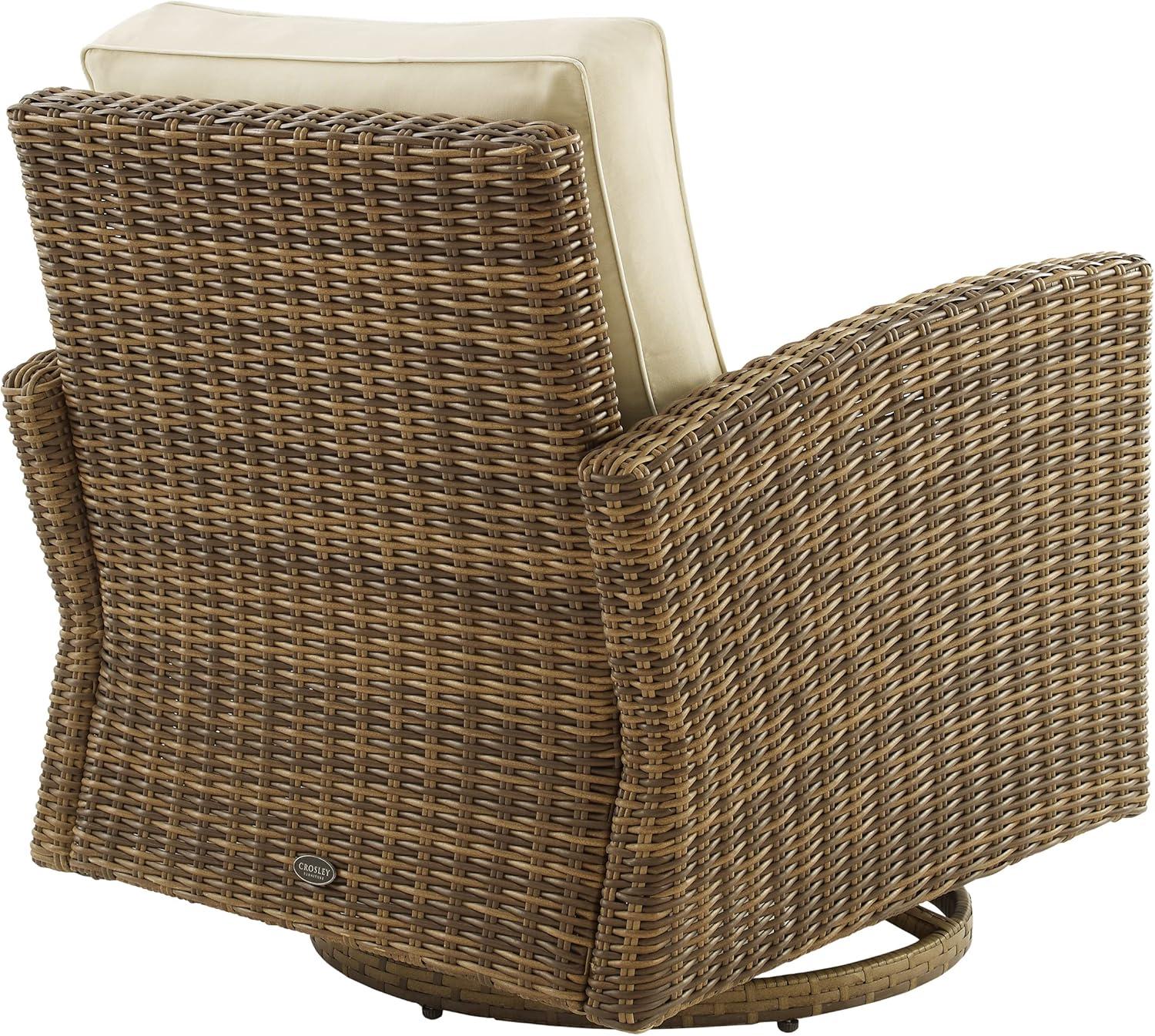 Bradenton Outdoor Steel Swivel Rocking Chair - Crosley