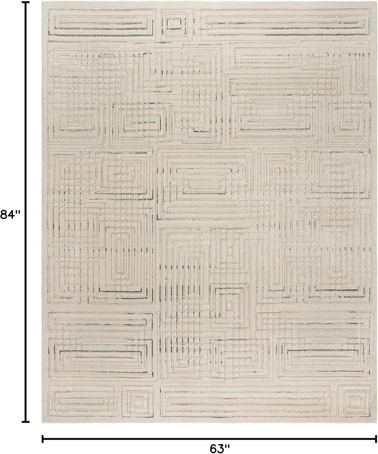 Gertmenian Trevi Vania Modern Geometric Polypropylene Indoor Area Rug