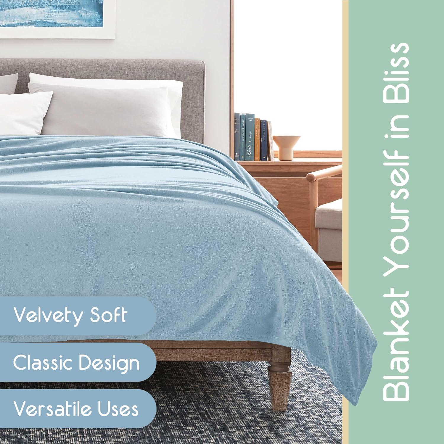 Micro Fleece Bed Blanket - Vellux