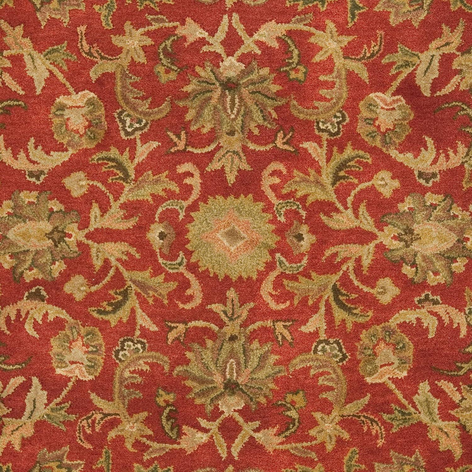 Antiquity AT52 Hand Tufted Indoor Area Rug - Red/Red - 5'x8' - Safavieh