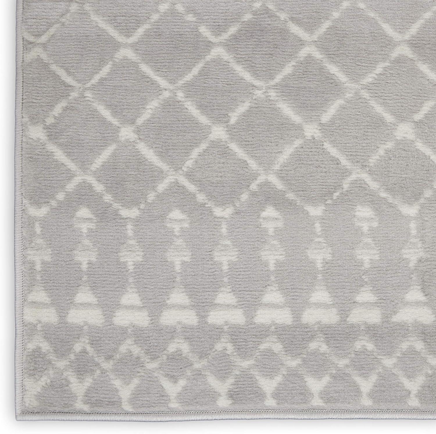 Nourison Whimsicle WHS02 Indoor only Area Rug - Grey 4' x 6'