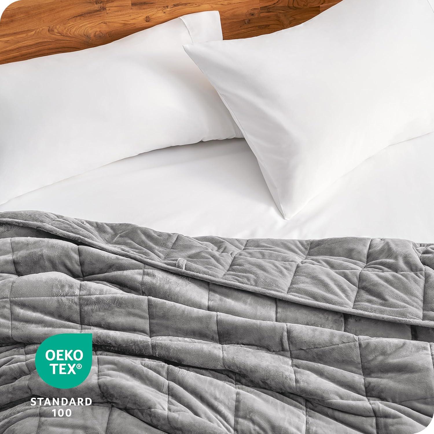 Bare Home Minky Fleece Weighted Blanket & Reviews | Wayfair