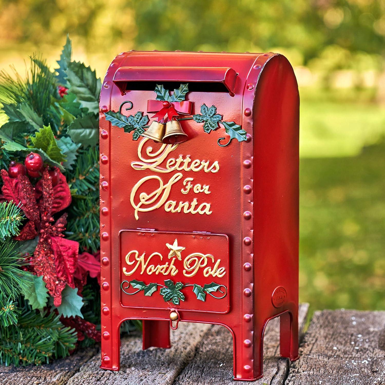 16" Tall Ornate Letters for Santa Christmas Mailbox Decoration